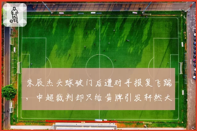 朱辰杰头球破门后遭对手报复飞踹，中超裁判却只给黄牌引发轩然大波